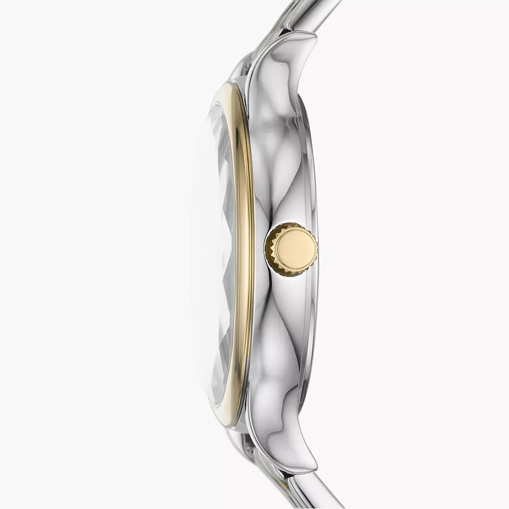 Fossil Laney Three-Hand Two-Tone Stainless Steel Watch