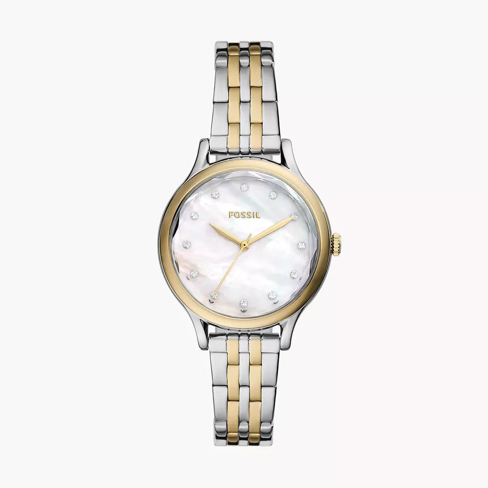 Fossil Laney Three-Hand Two-Tone Stainless Steel Watch