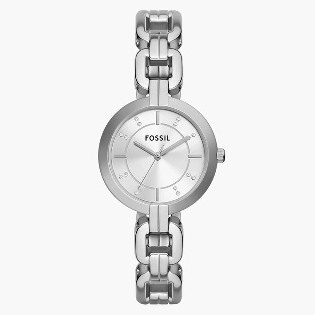 Fossil Kerrigan Three-Hand Stainless Steel Watch