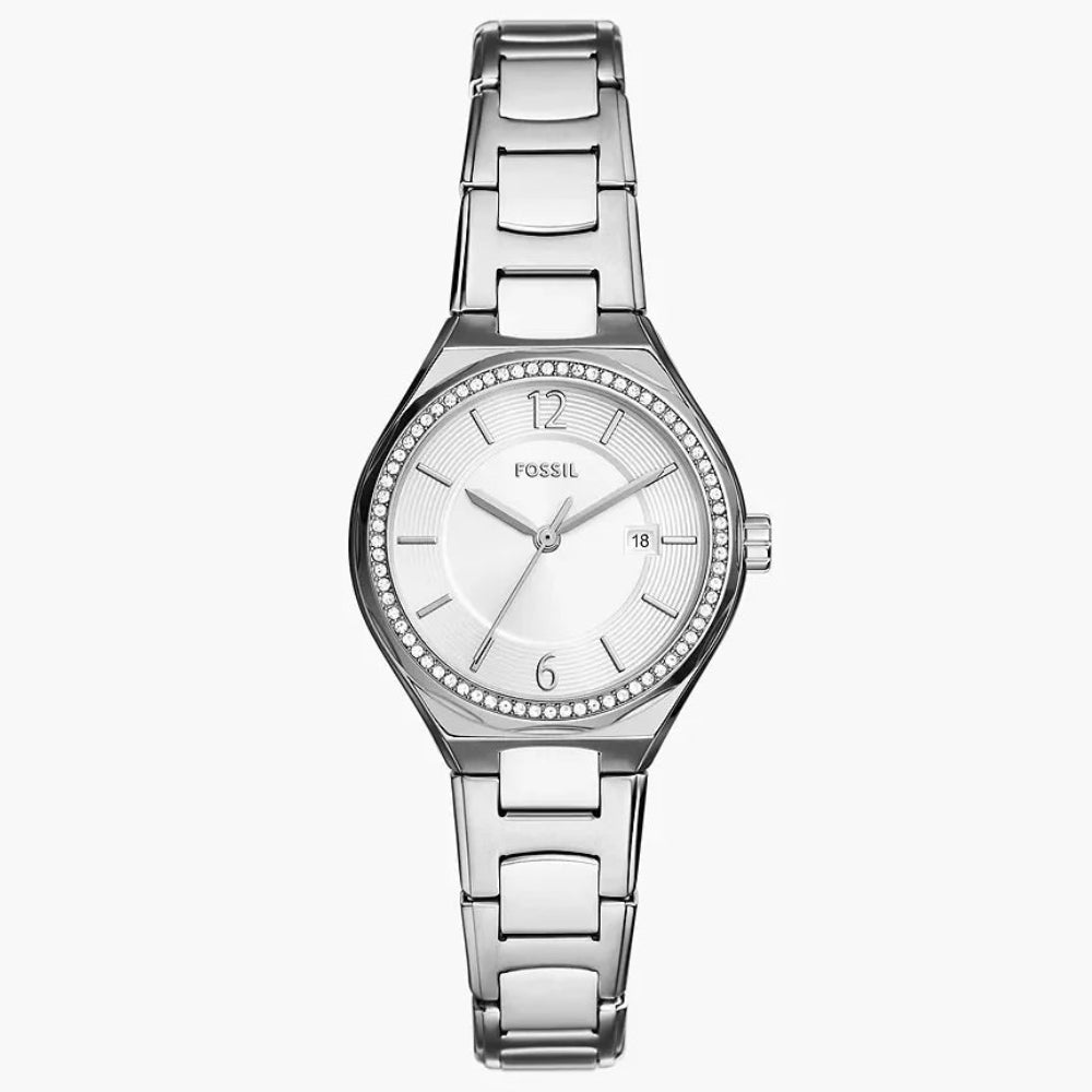 Fossil Eevie Silver Stainless Steel Women's Watch