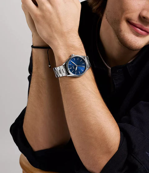 Fossil Fenmore men's metal bracelet