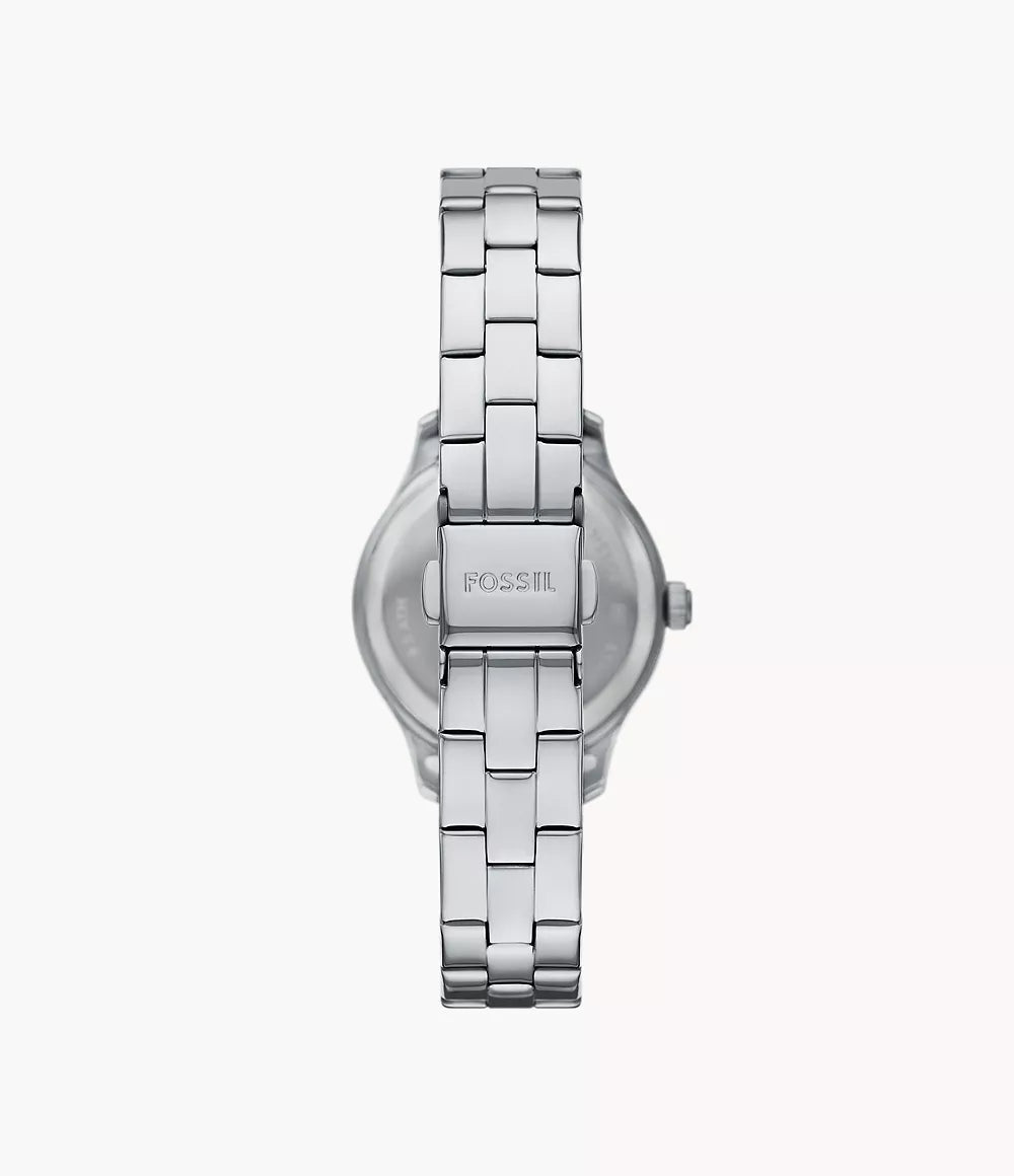 Fossil Brynn 30 mm Three-Hand Stainless Steel Watch
