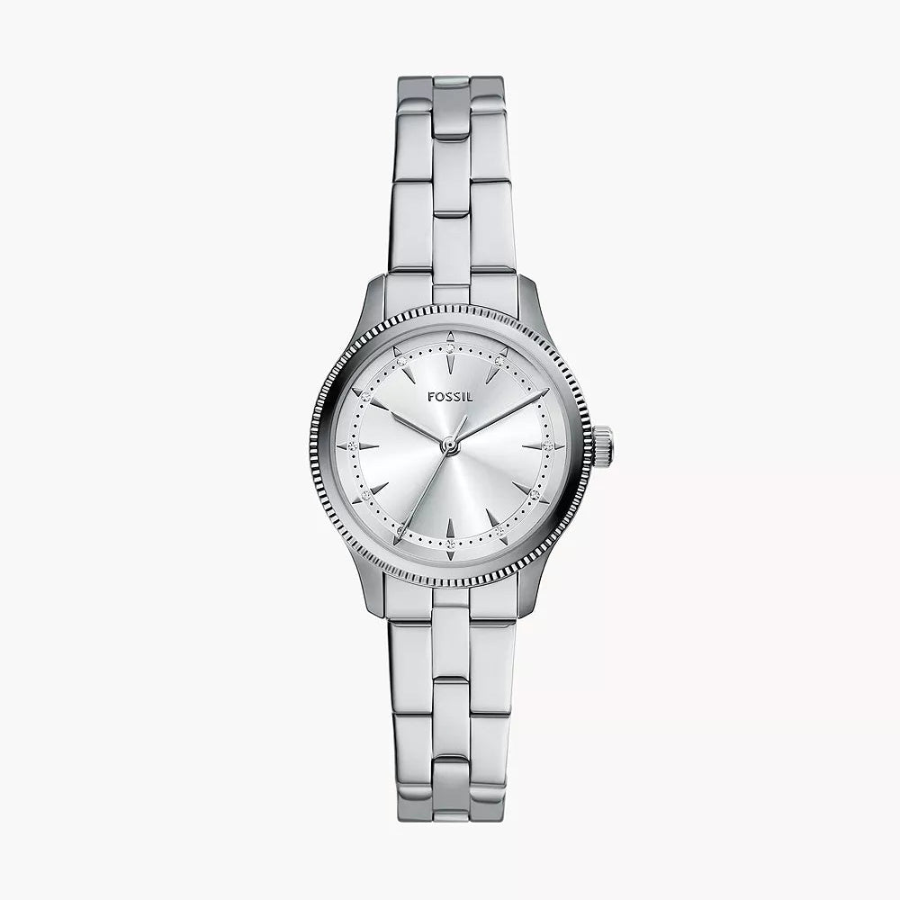 Fossil Brynn 30 mm Three-Hand Stainless Steel Watch