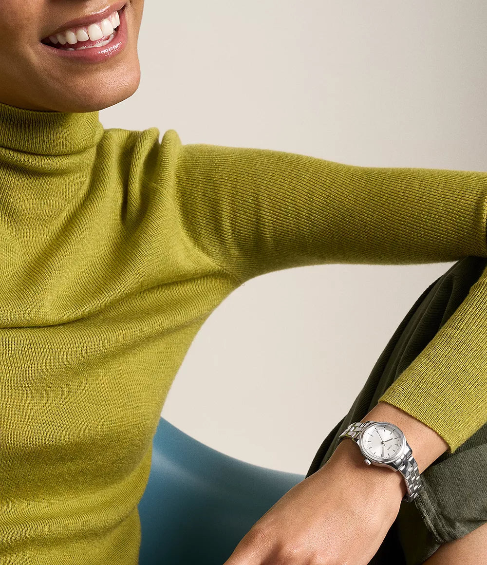 Fossil Brynn 30 mm Three-Hand Stainless Steel Watch