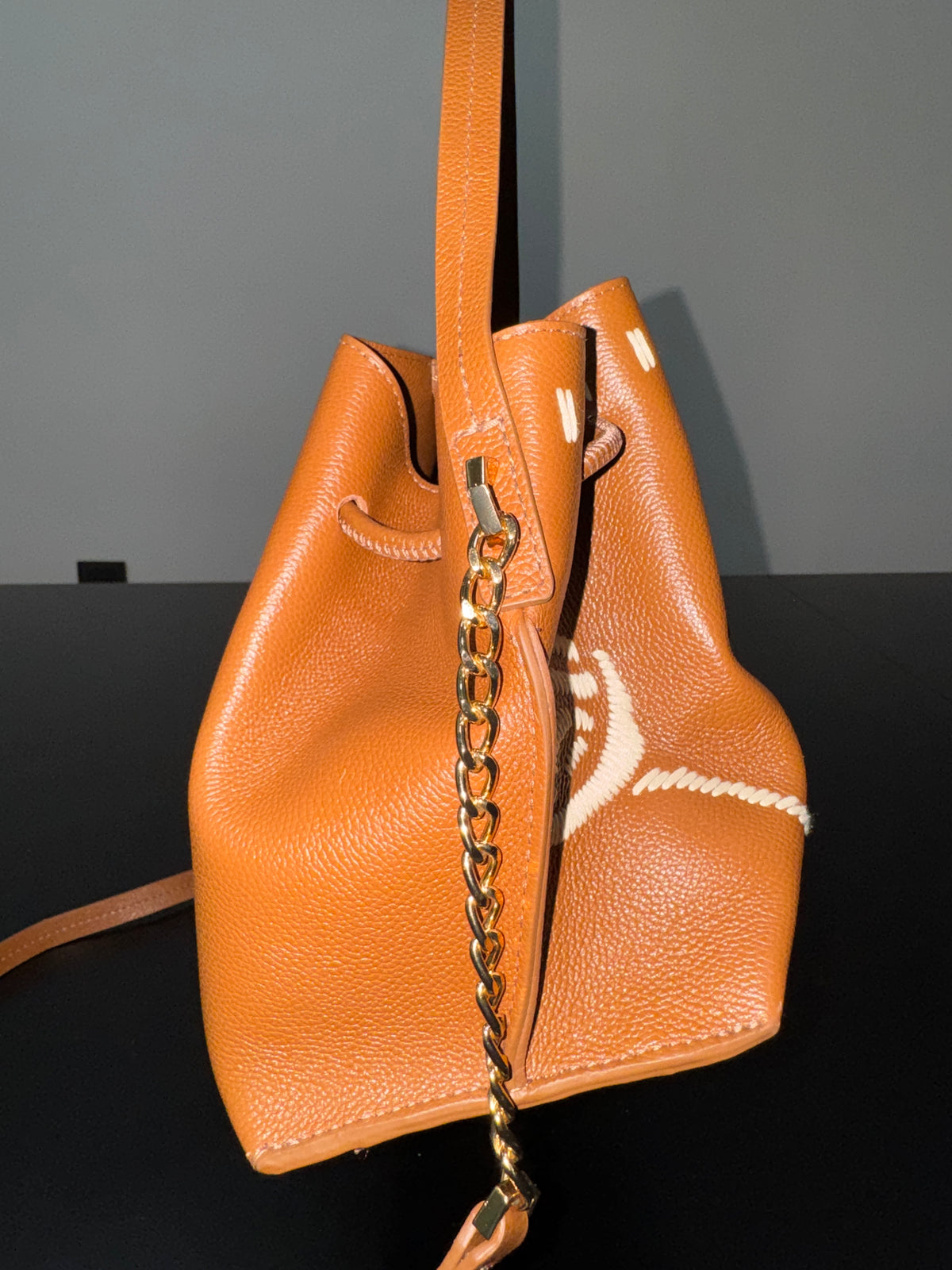 Arezzo Alba Medium Leather Shoulder Bag