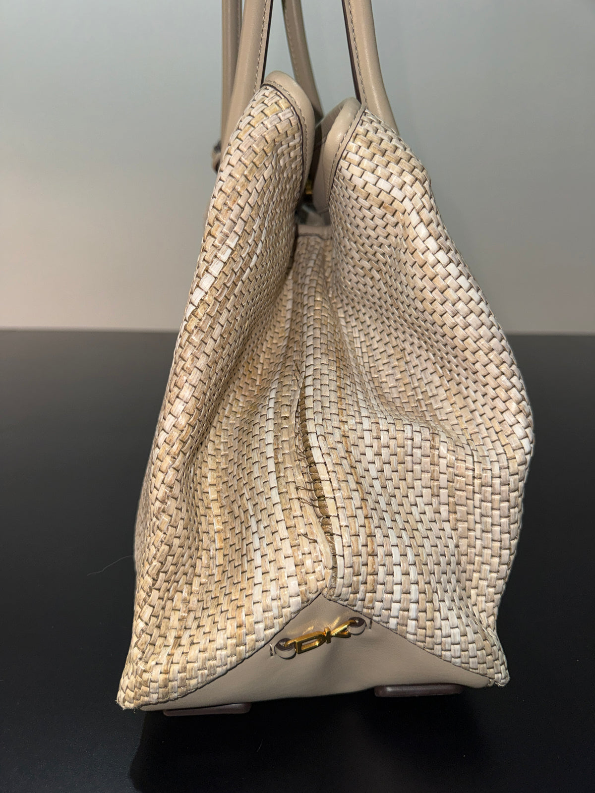 Donna Karan New York Weekend Medium Raffia Tote