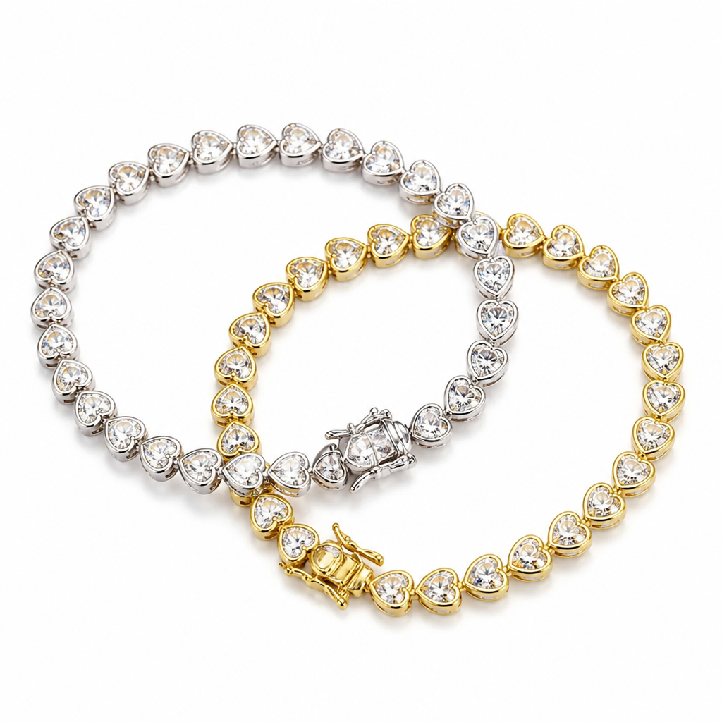 Pulsera de corazones