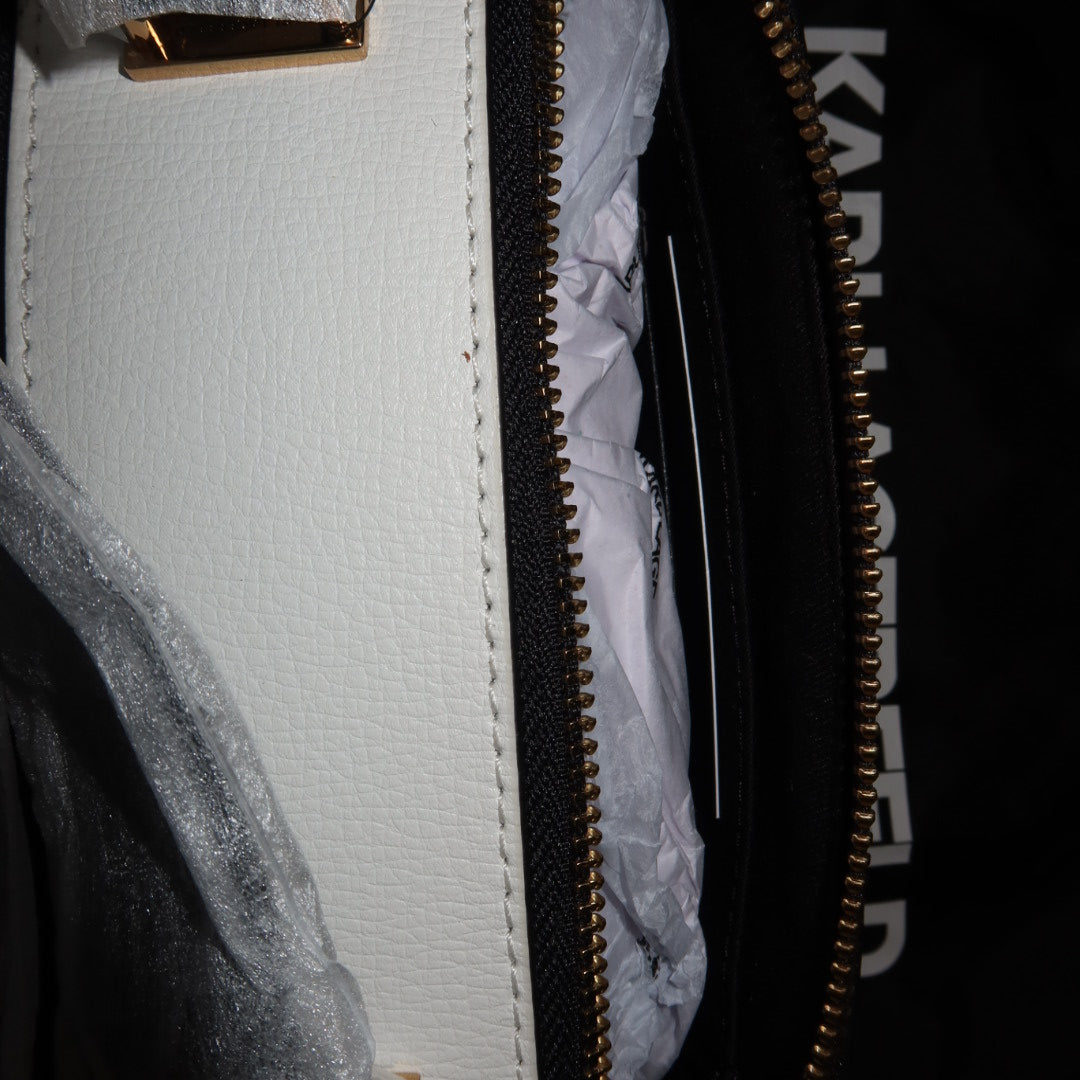 KARL LAGERFELD Simone Lunchbox Double Zip Crossbody