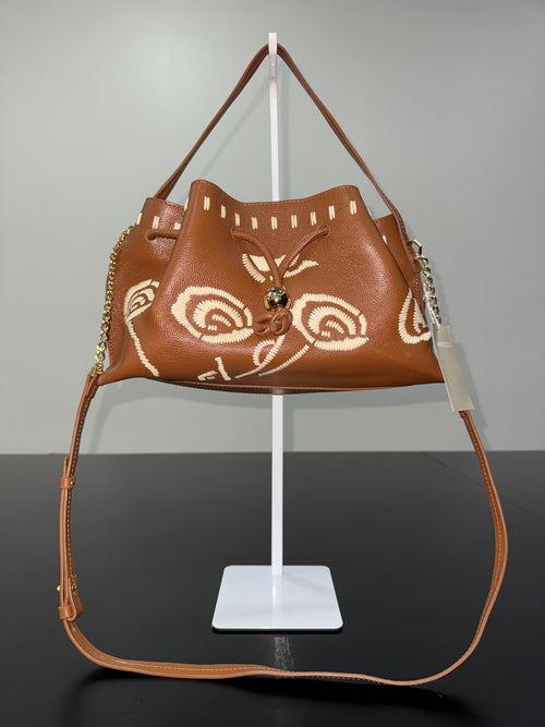 Arezzo Alba Medium Leather Shoulder Bag