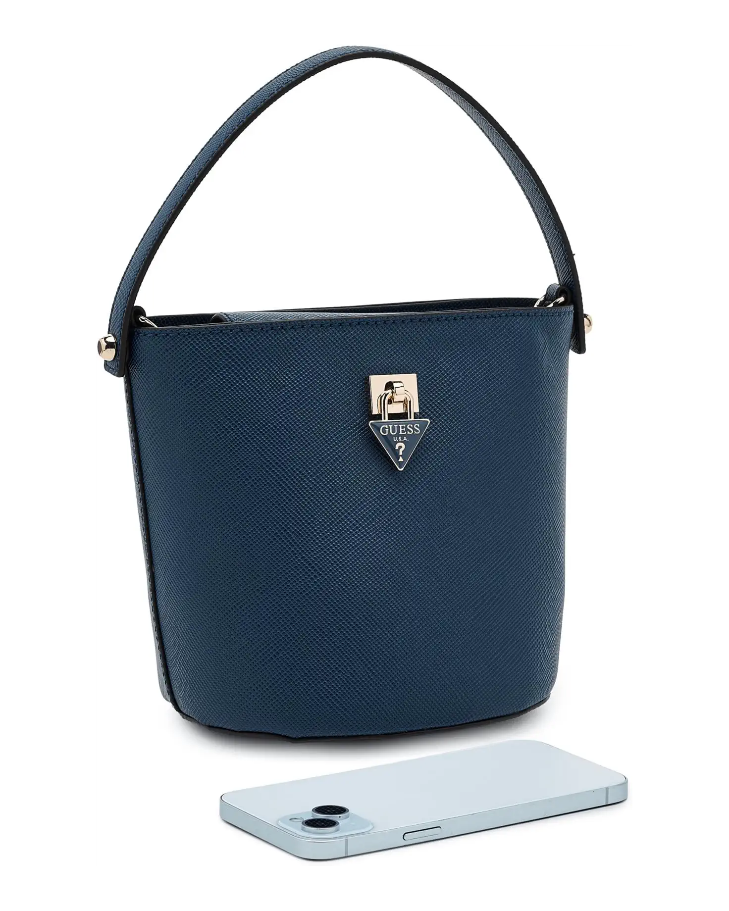 GUESS Patsie Small Top Handle Bucket Bag