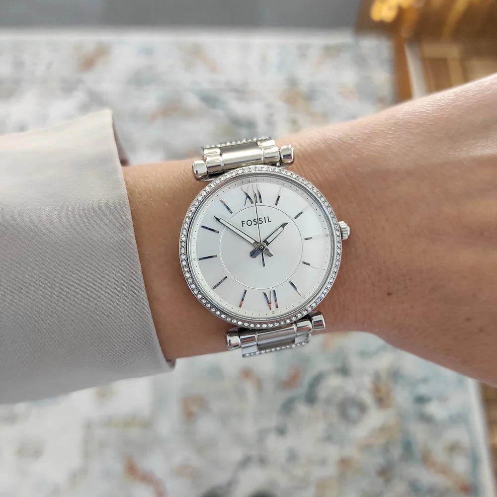 Fossil Tillie Three-Hand Stainless Steel Watch