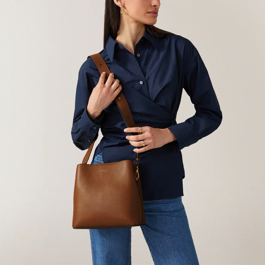 Saddle Brown Designer Cross Body Bag | Dukes Place Collection AW24