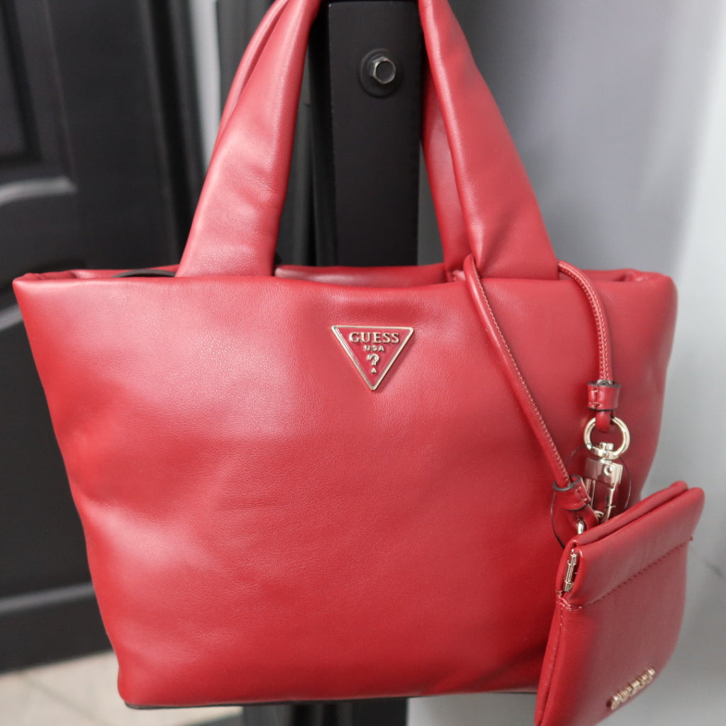 GUESS Sunetra Mini Tote XS Red