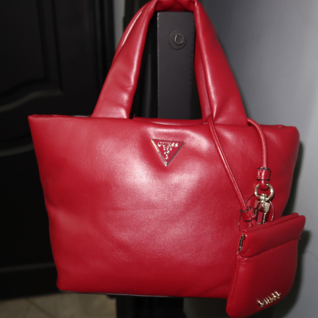 GUESS Sunetra Mini Tote XS Red