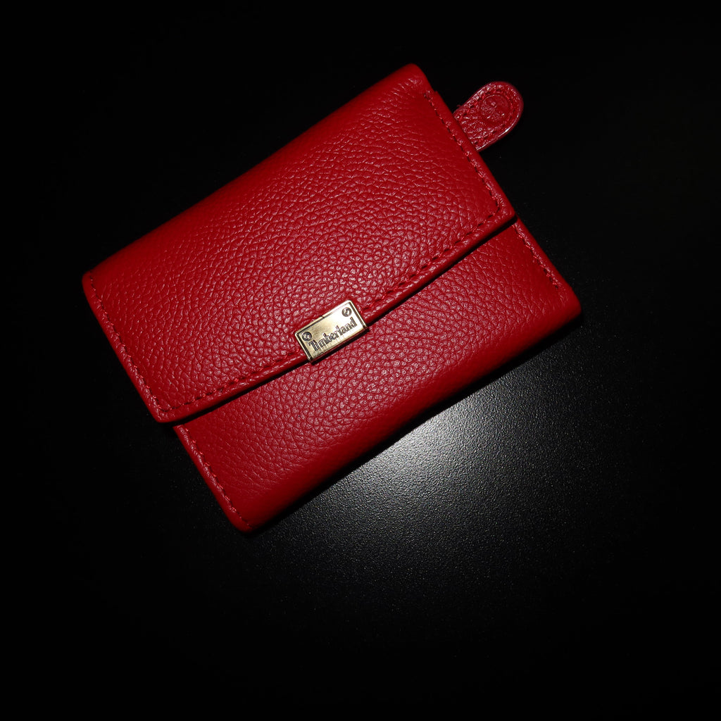 Timberland Women's Leather Rfid Small Indexer Snap Wallet Billfold