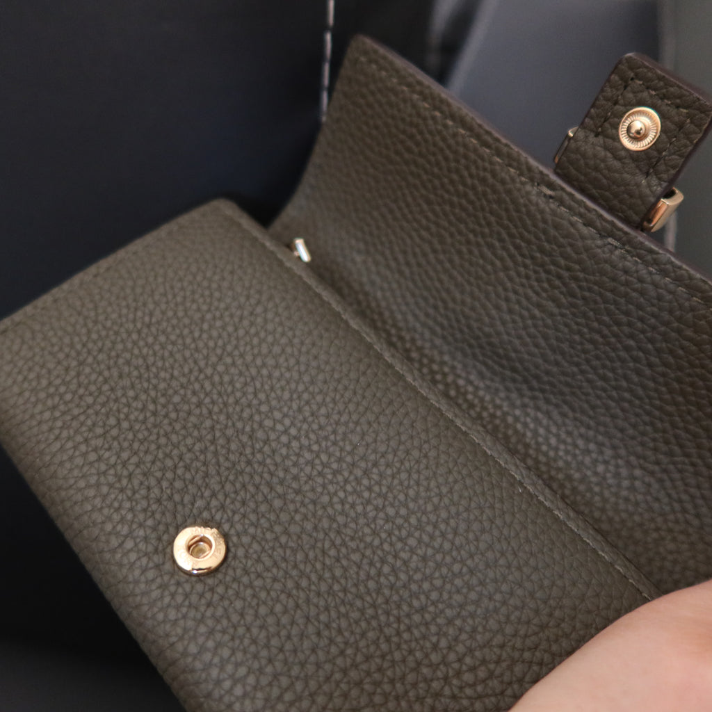 MICHAEL KORS Nolita Flap Trifold Leather Wallet