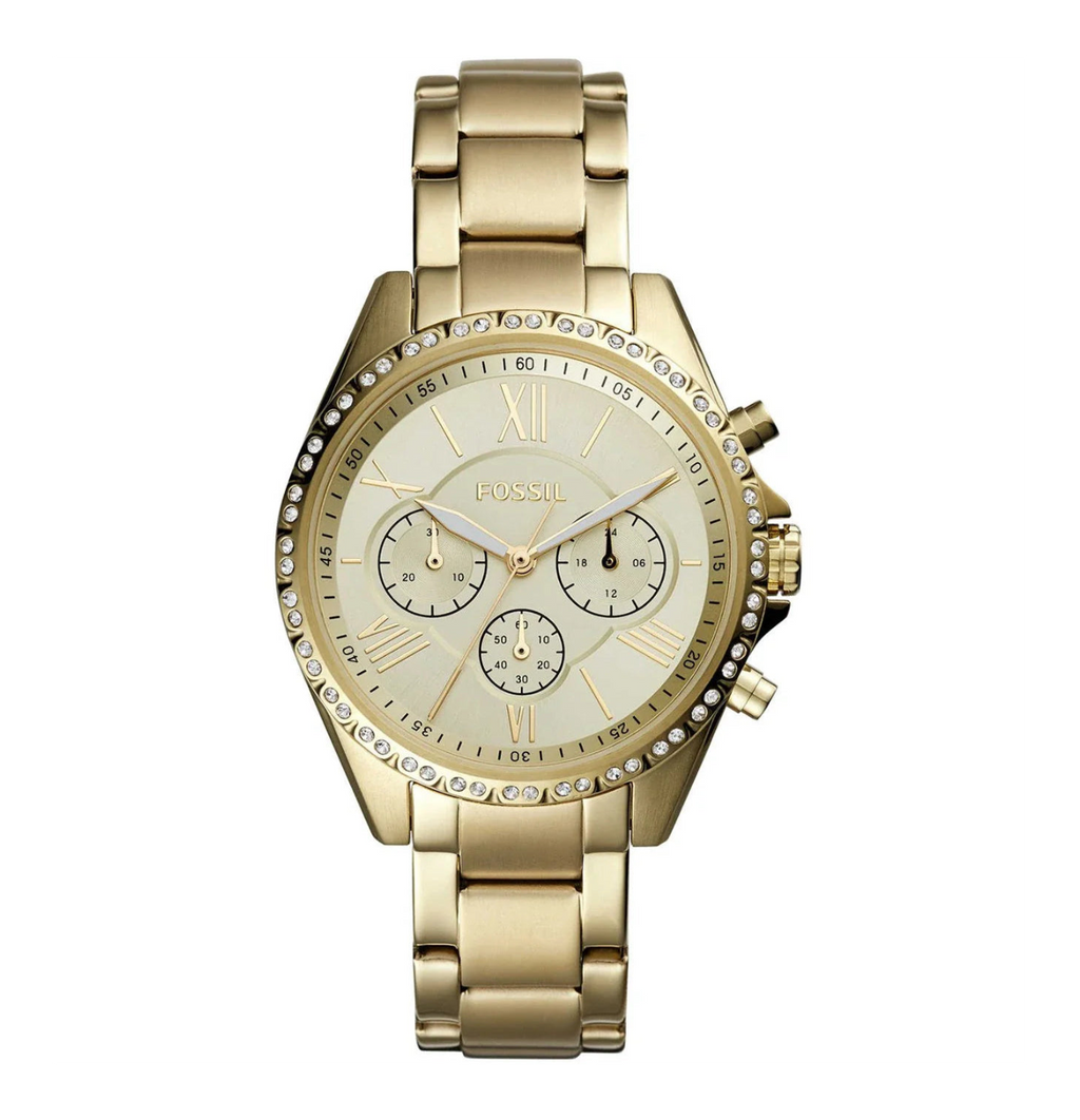 Fossil Courier Chronograph Gold-Tone Stainless Steel Watch