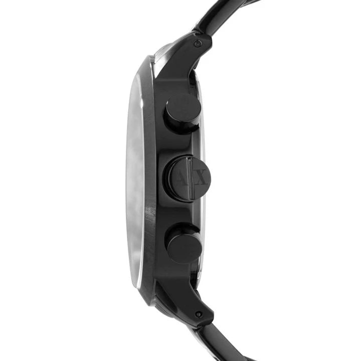 Armani Exchange Black IP Chronograph Bracelet Watch