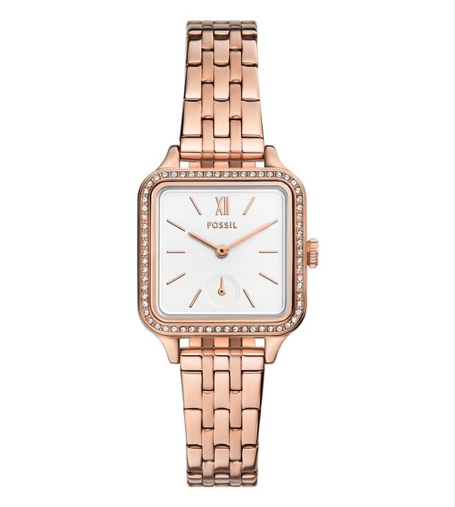 Fossil Colleen Three-Hand Rose Gold-Tone Stainless Steel Watch