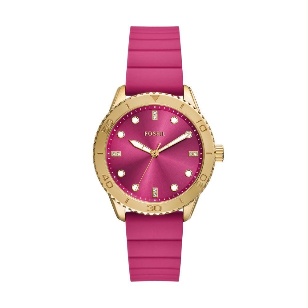 Fossil Dayle Three-Hand, Gold-Tone Stainless Steel Watch