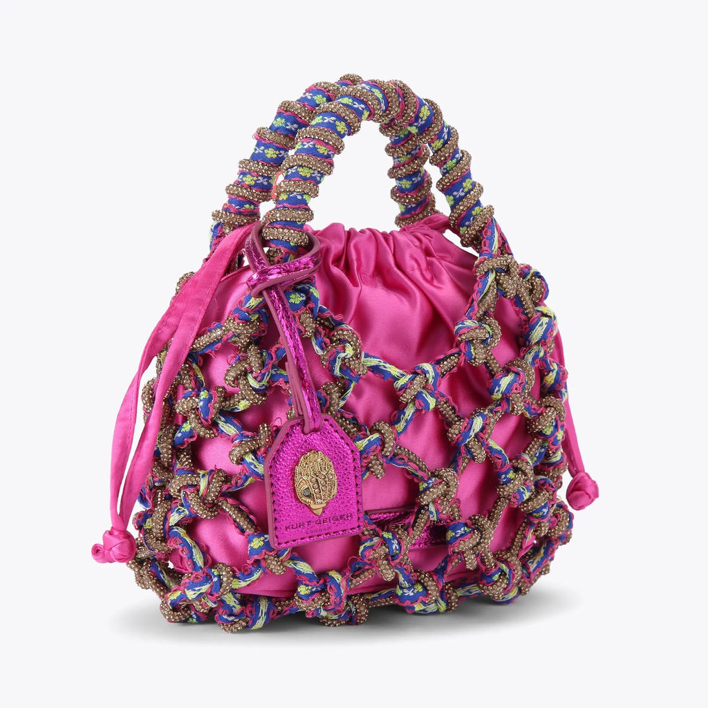 Small Macrame Crystal Bag