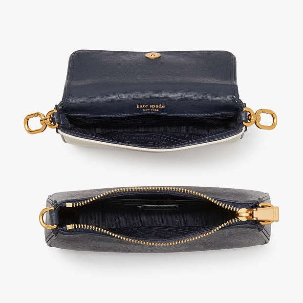 Double Up Racing Stripe Canvas Crossbody