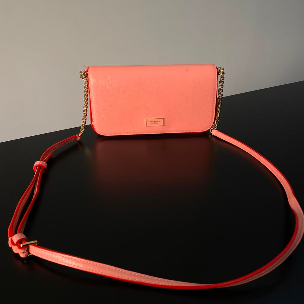 KATE SPADE Serena Pop Trim Chain Wallet