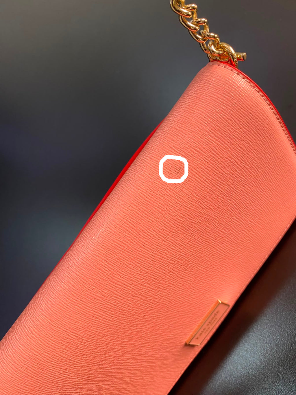 KATE SPADE Serena Pop Trim Chain Wallet