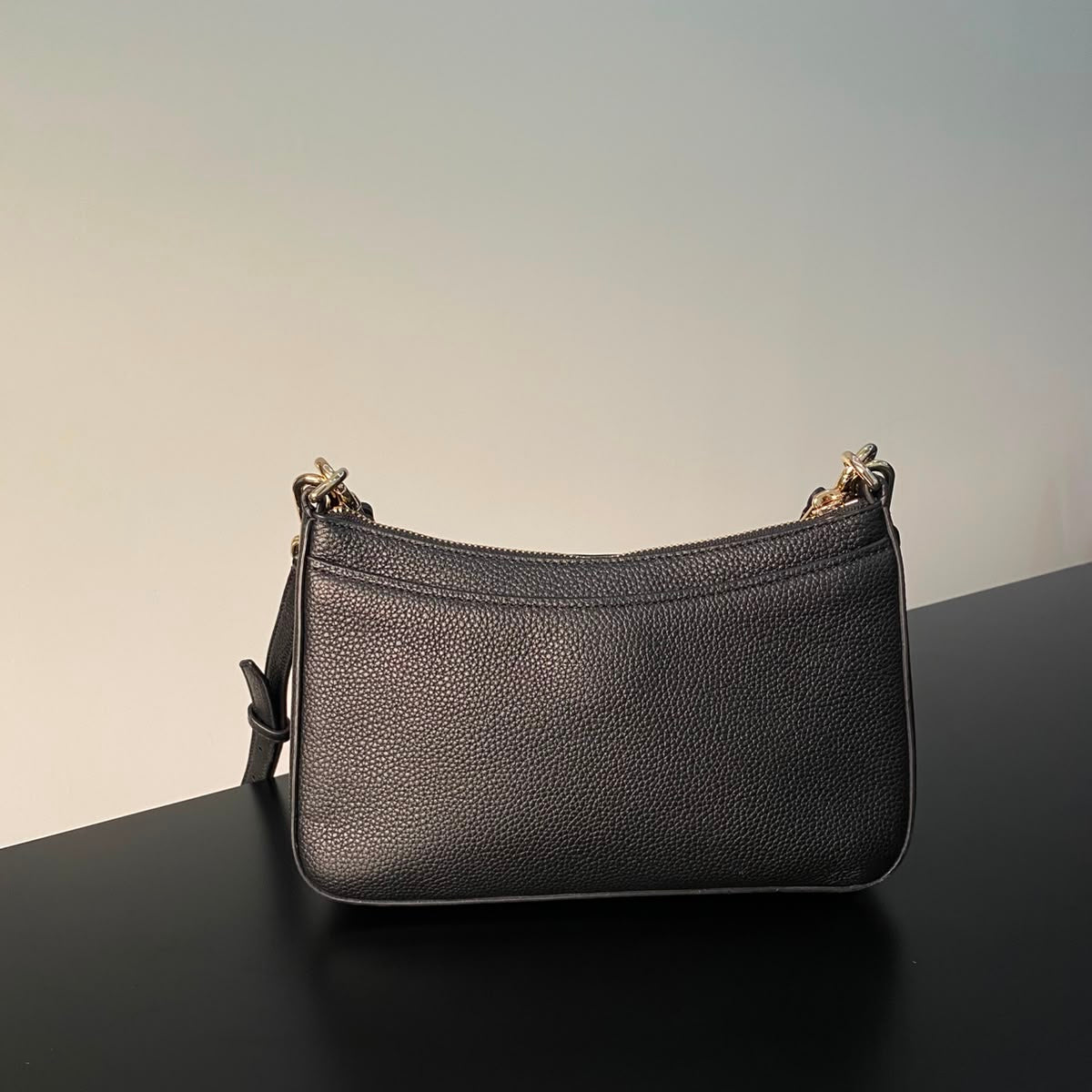 Hudson Small Pebbled Leather Convertible Shoulder Bag