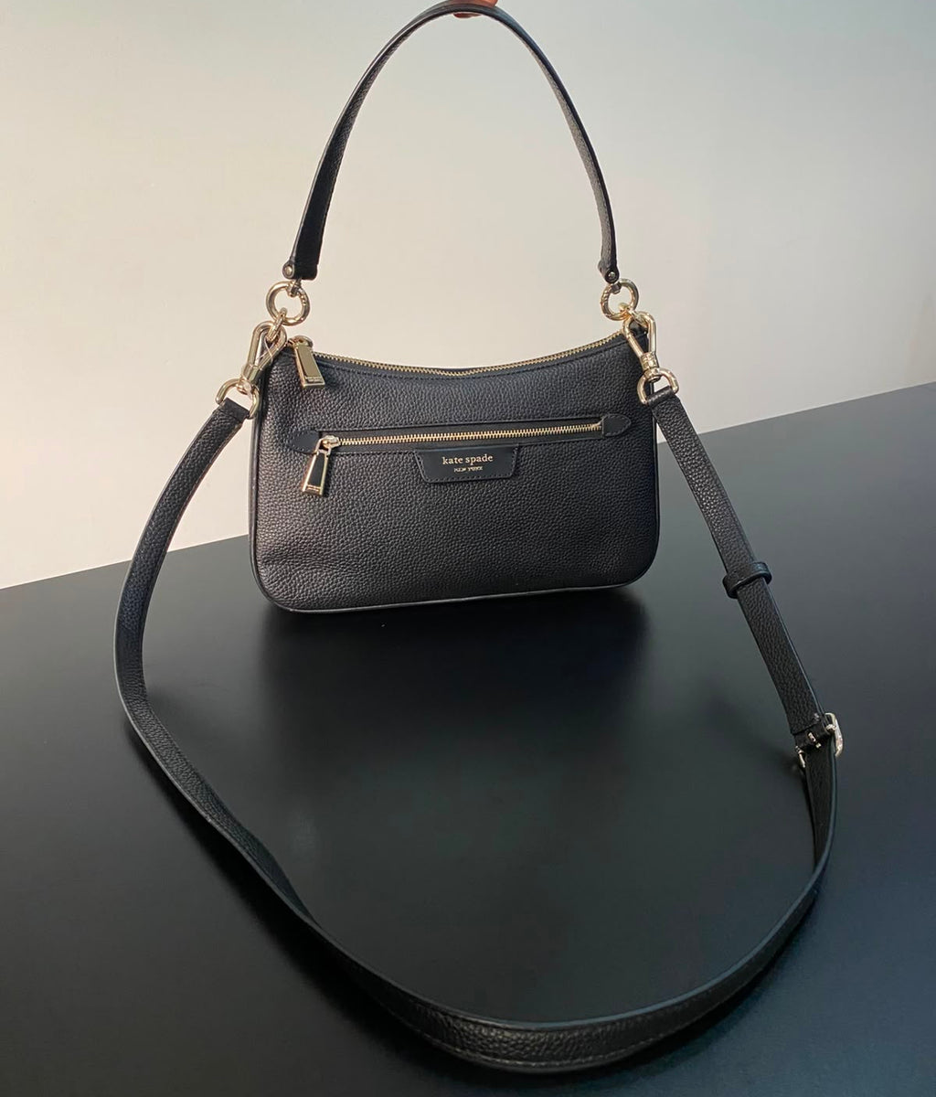 Hudson Small Pebbled Leather Convertible Shoulder Bag