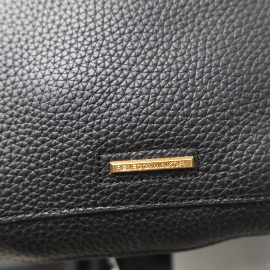 REBECCA MINKOFF Slim Darren Stud & Tiger's Eye Embellished Hobo Bag