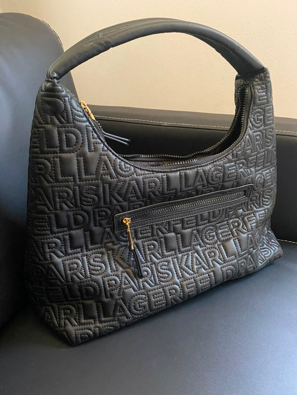 KARL LAGERFELD PARIS Voyage Large Hobo Bag
