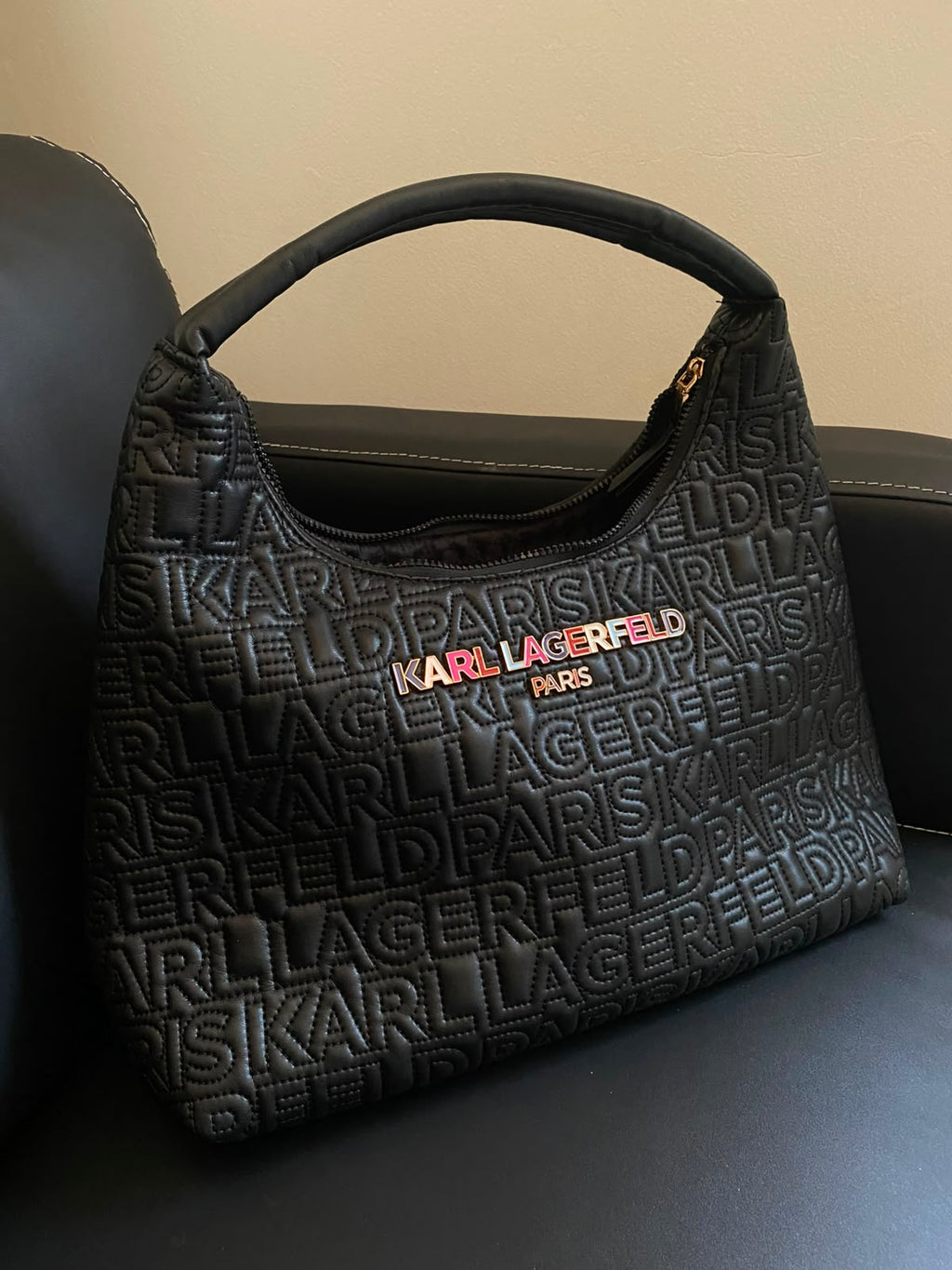 KARL LAGERFELD PARIS Voyage Large Hobo Bag