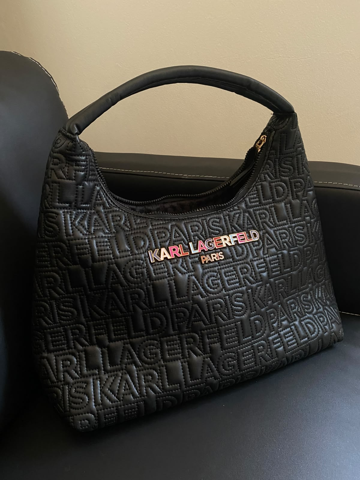 KARL LAGERFELD PARIS Voyage Large Hobo Bag