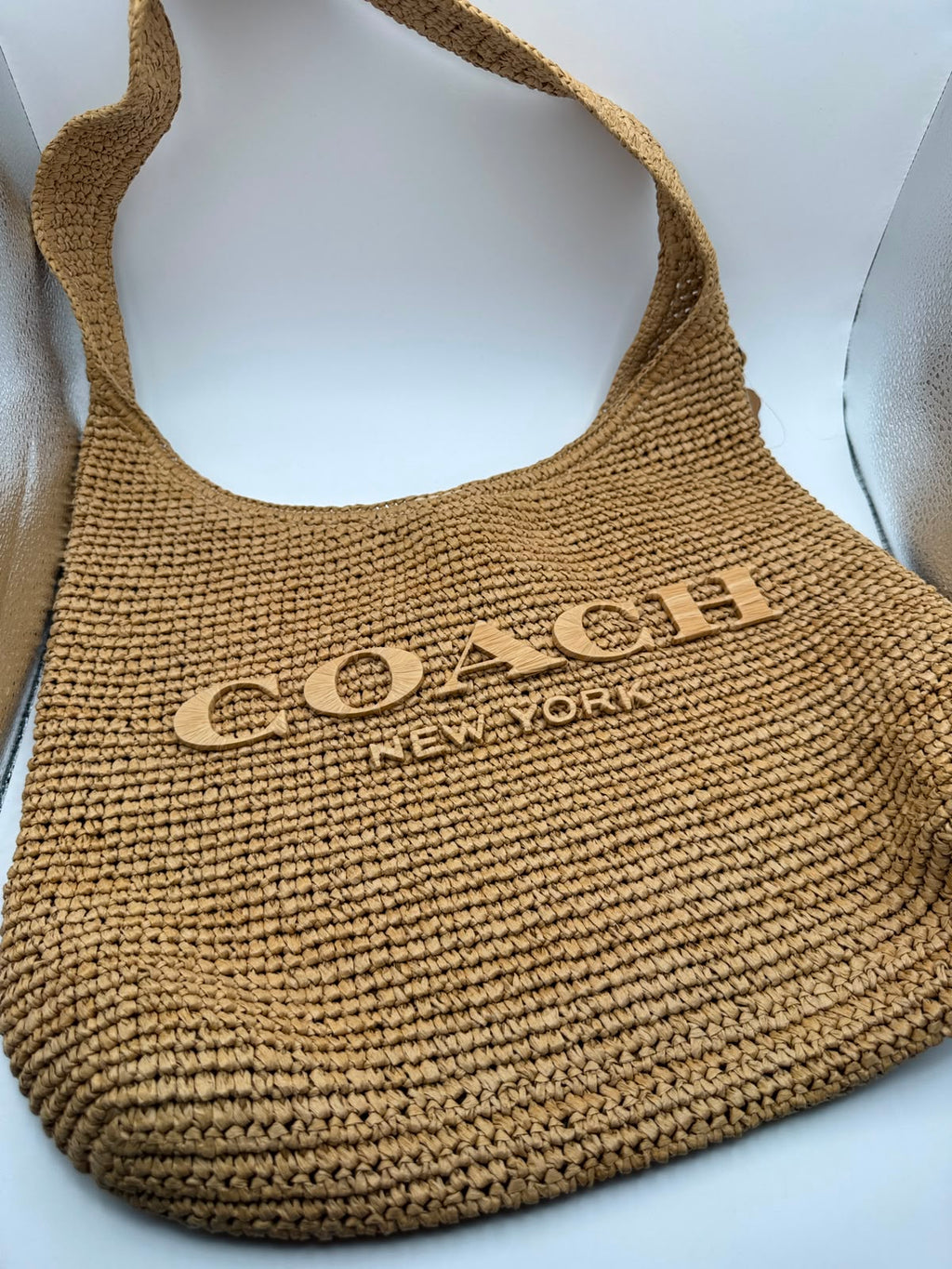 COACH Straw Brooklyn Shoulder Bag 28