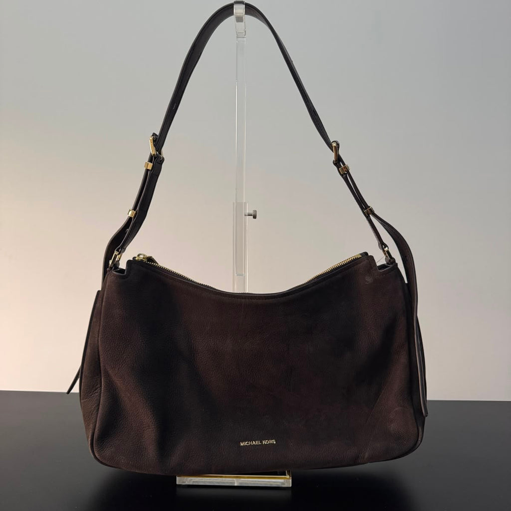 MK Nolita Medium Nobuck Convertible Shoulder Bag