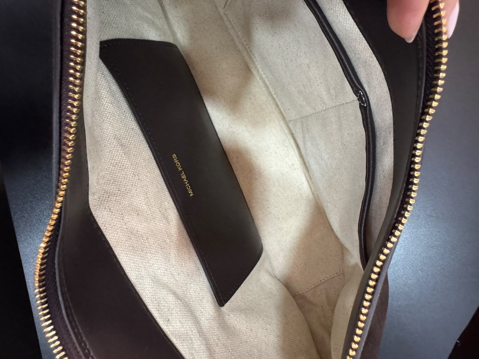 MK Nolita Medium Nobuck Convertible Shoulder Bag
