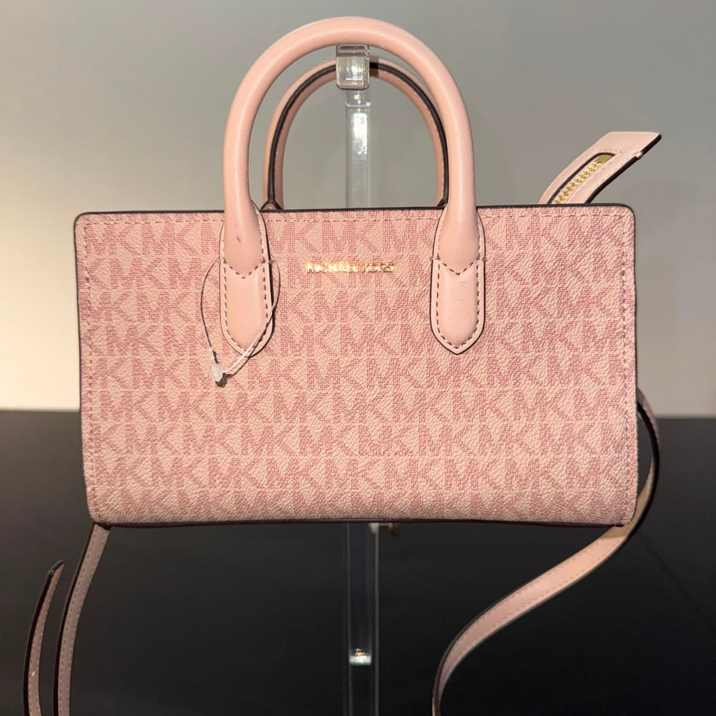 MK Bandolera Scarlett Extrapequeña con logotipo