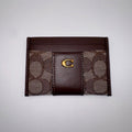 COACH Essential Card Case In Signature Canvas