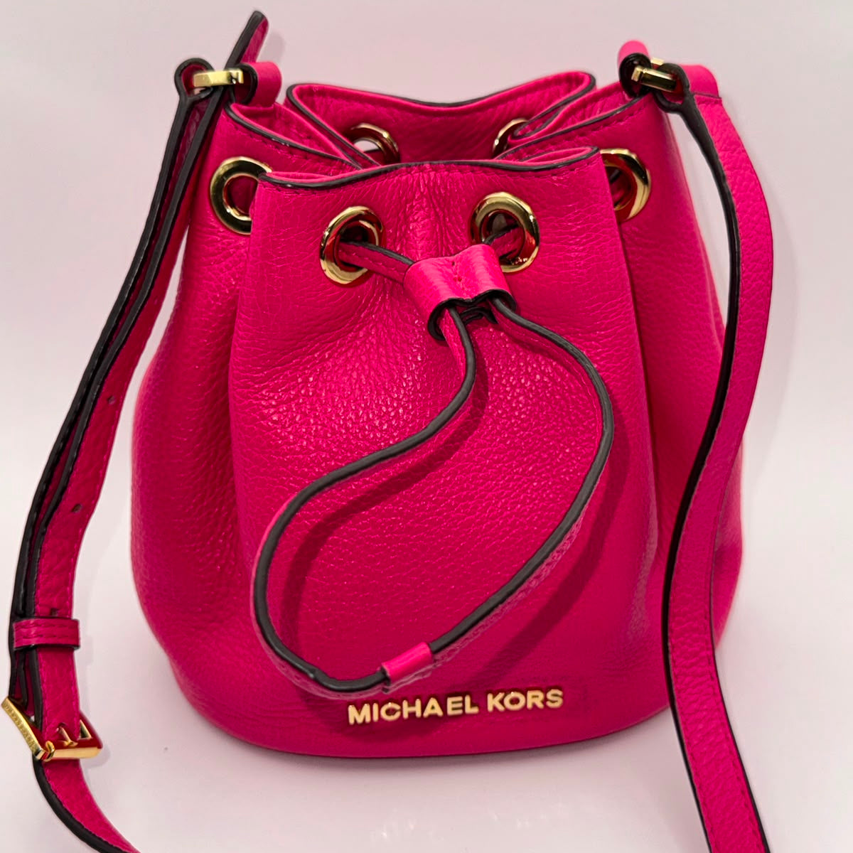 MK Jules Drawstring Bucket Bag