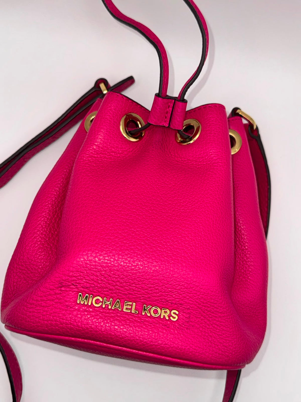 MK Jules Drawstring Bucket Bag