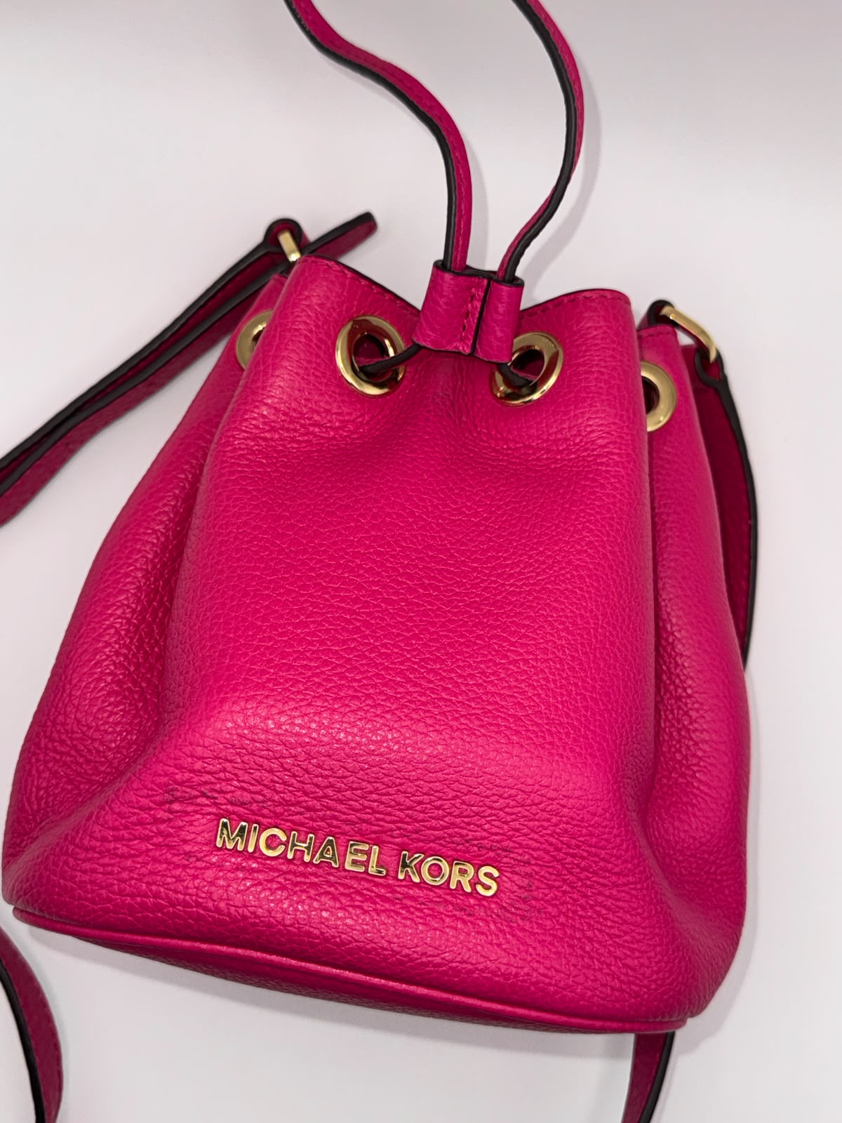 MK Jules Drawstring Bucket Bag