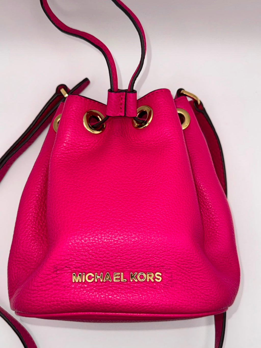 MK Jules Drawstring Bucket Bag