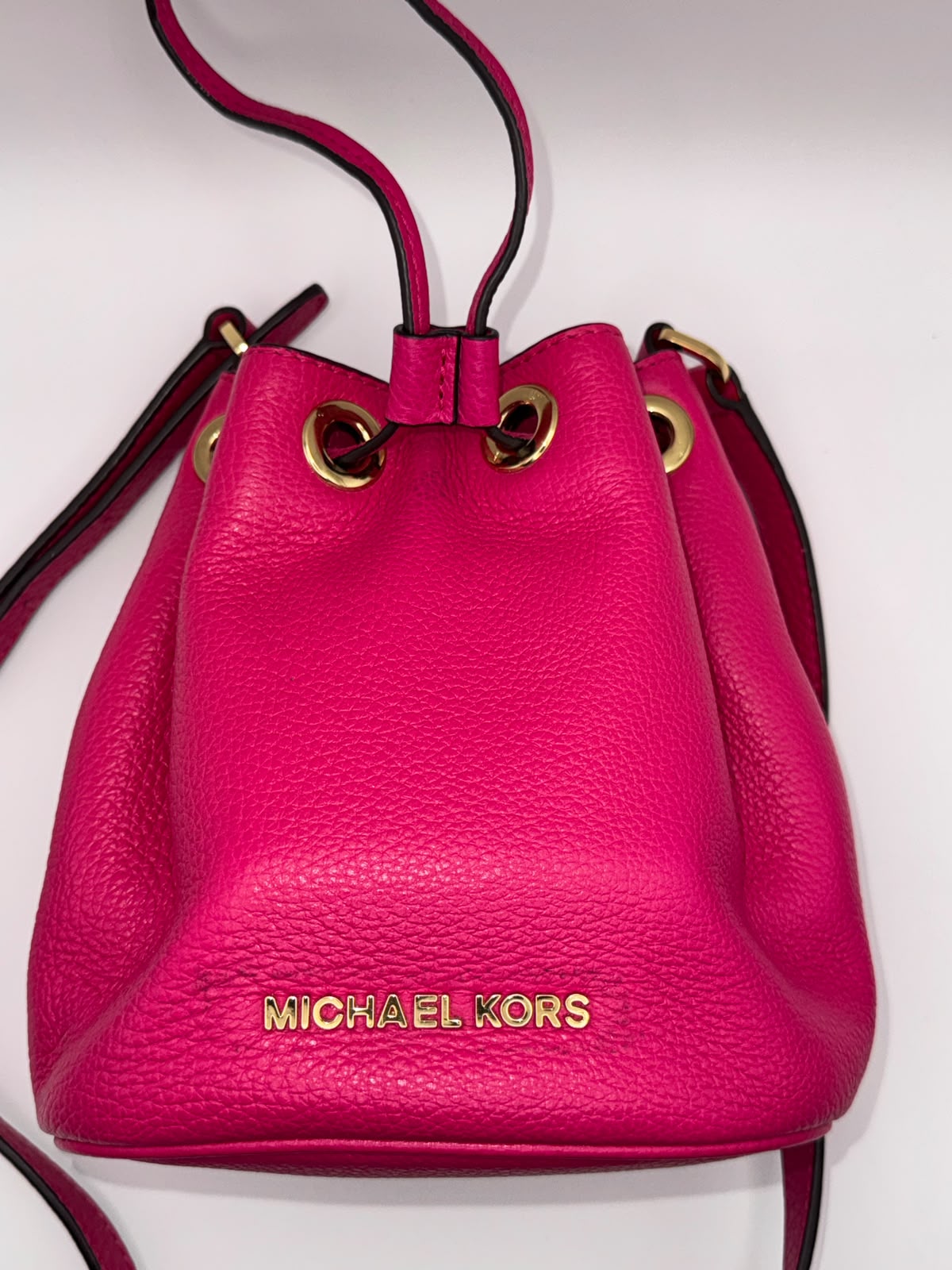 MK Jules Drawstring Bucket Bag
