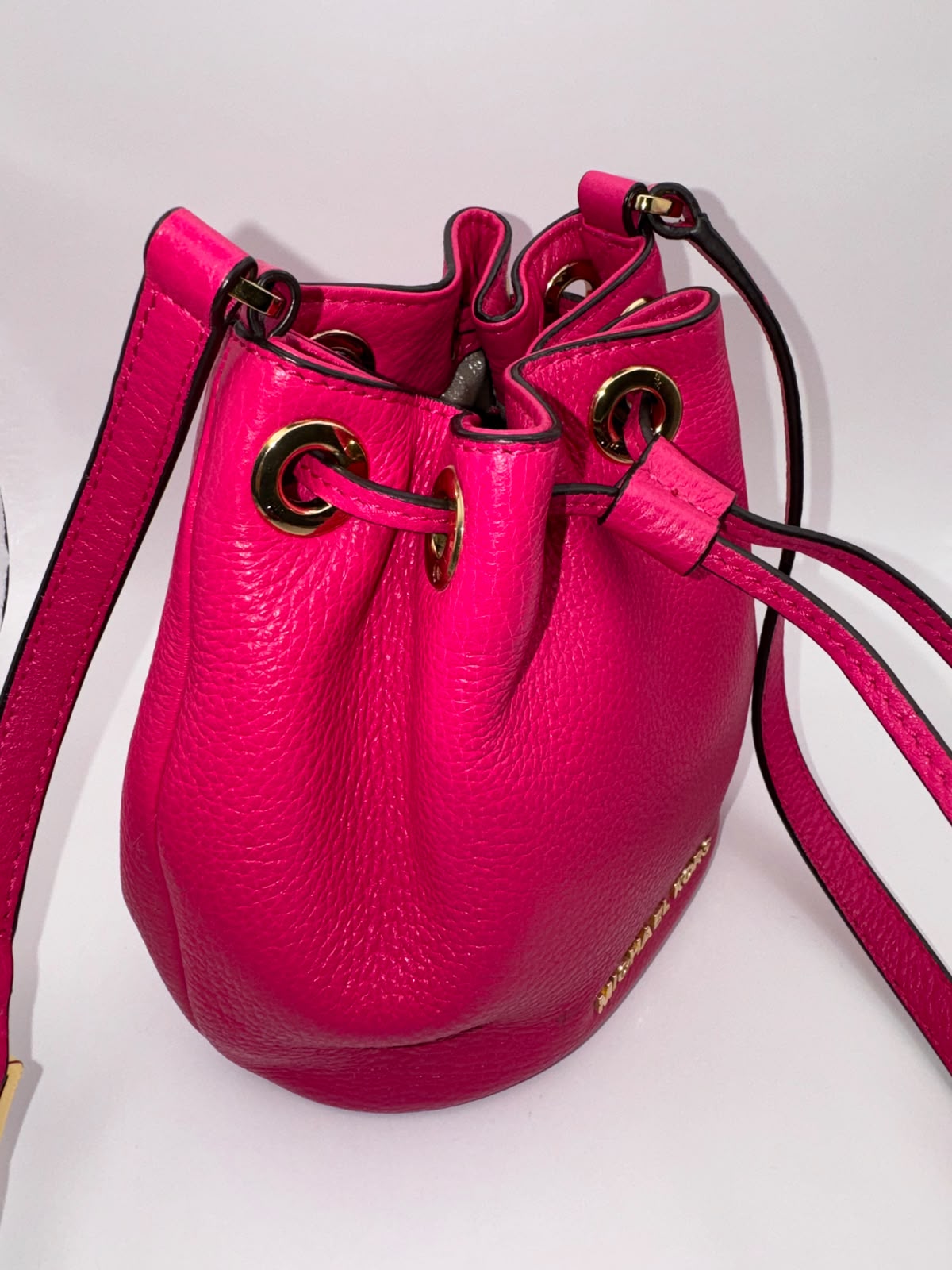 MK Jules Drawstring Bucket Bag