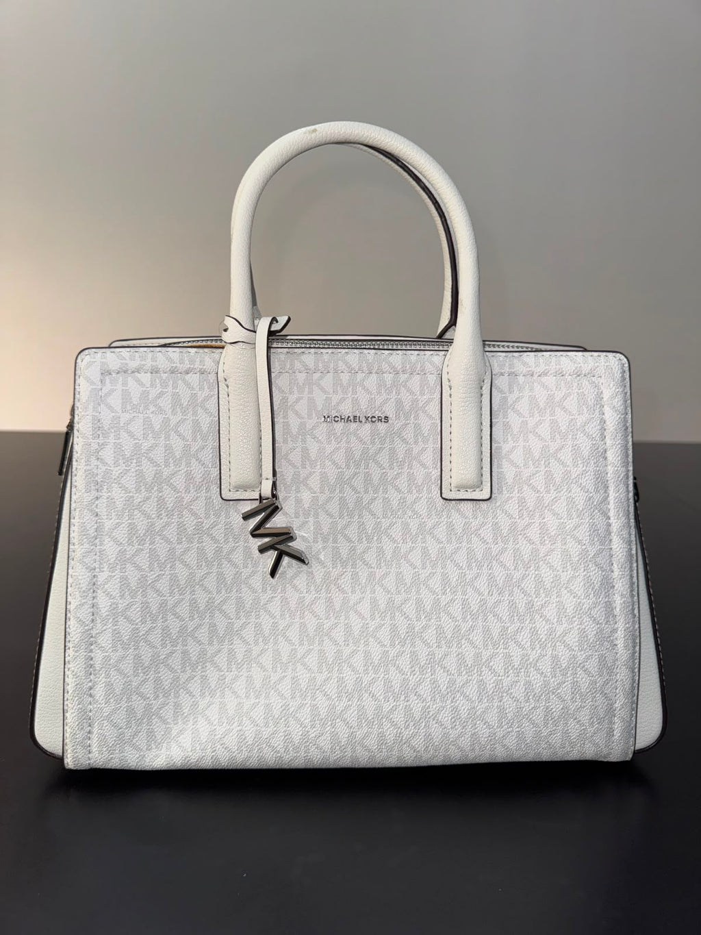 MK Laila Small Signature Logo Satchel