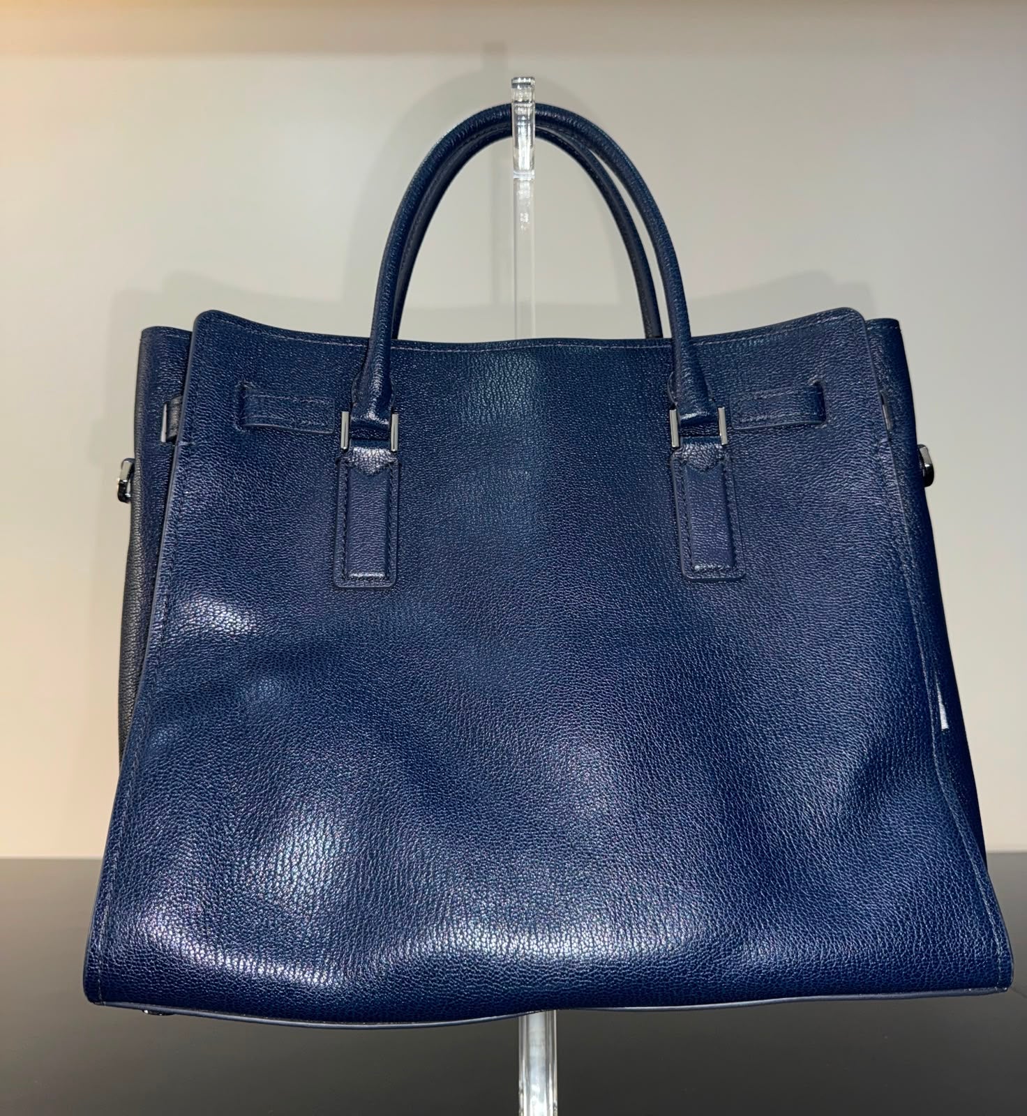 MK Hamilton Moderne Large Leather Satchel Bag