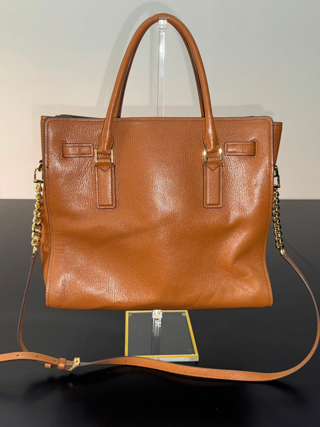 MK Hamilton Moderne Large Leather Satchel Bag