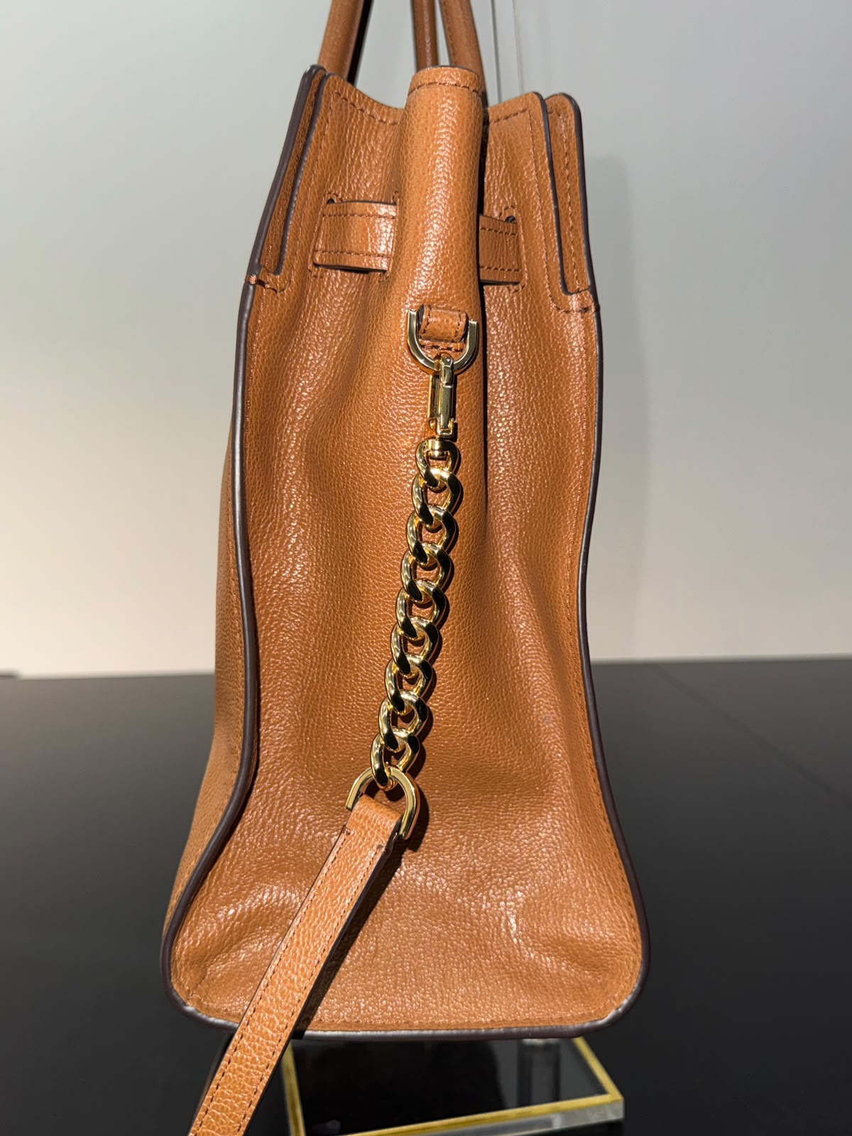 MK Hamilton Moderne Large Leather Satchel Bag