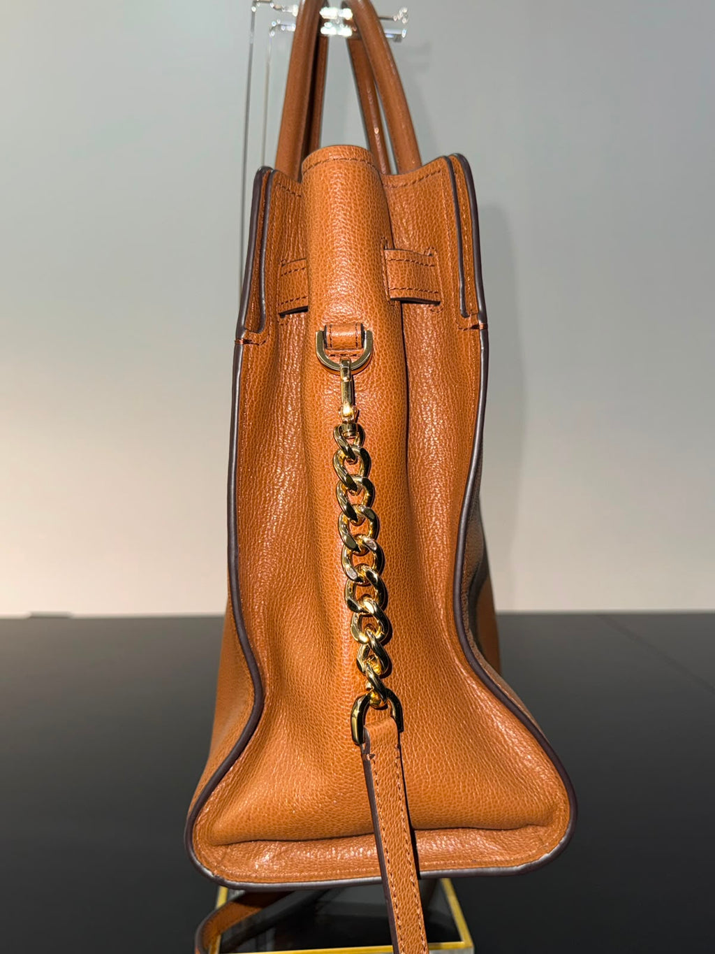 MK Hamilton Moderne Large Leather Satchel Bag